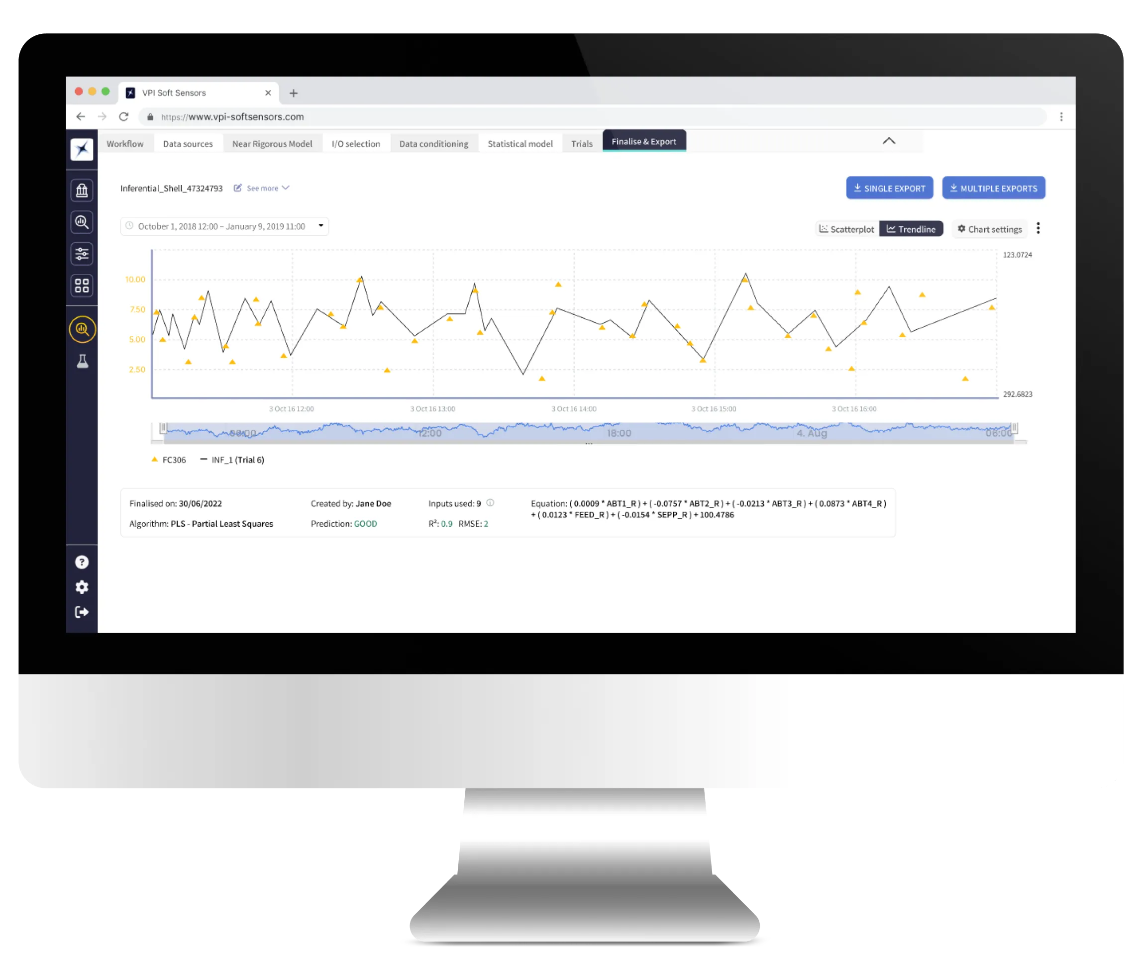 VPI Core screen Mockup